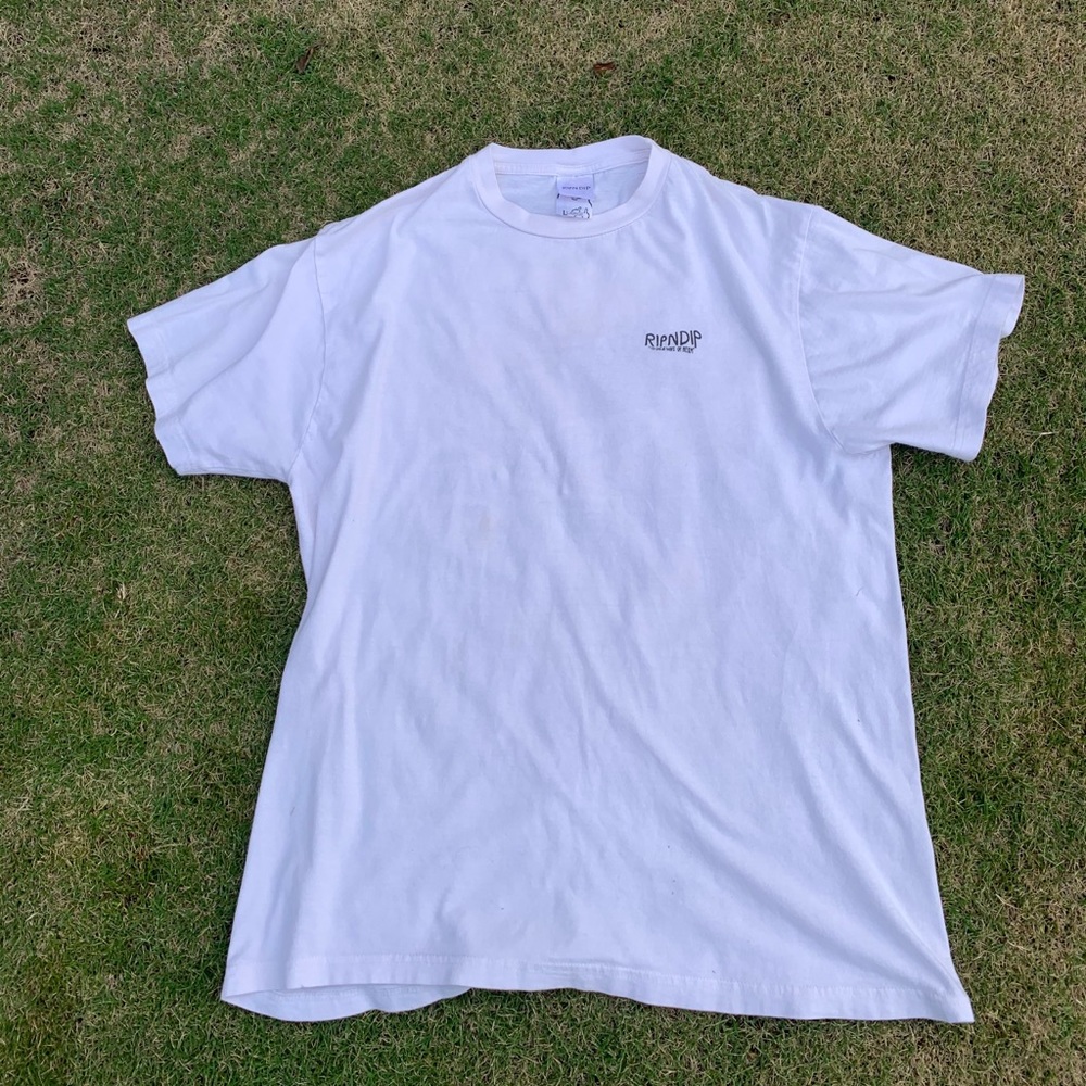 COPY - ripndip the great wave of nerm white tshirt